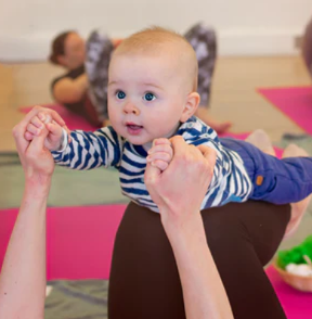 Baby Yoga (Ages 9 weeks to Crawling w/Caregiver, Sign Up Online) event photo
