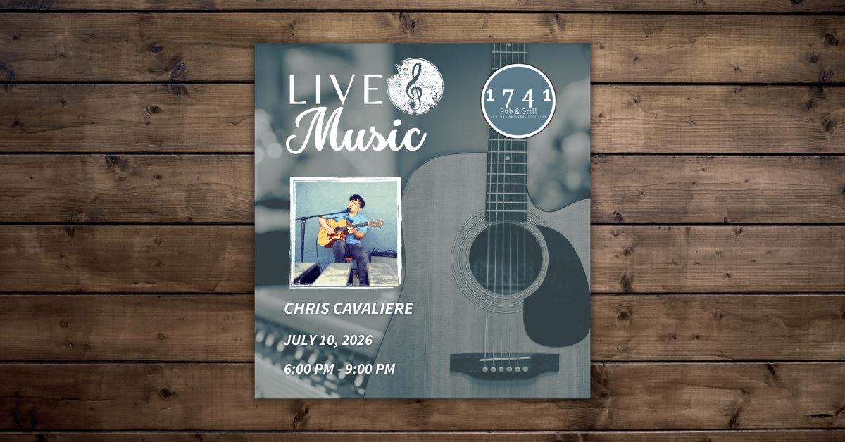 Friday Night Live Music Series Featuring Chris Cavaliere at 1741 Pub & Grill event photo