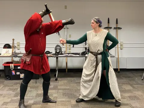 Swords and Shields: A Medieval Combat Demonstration event photo