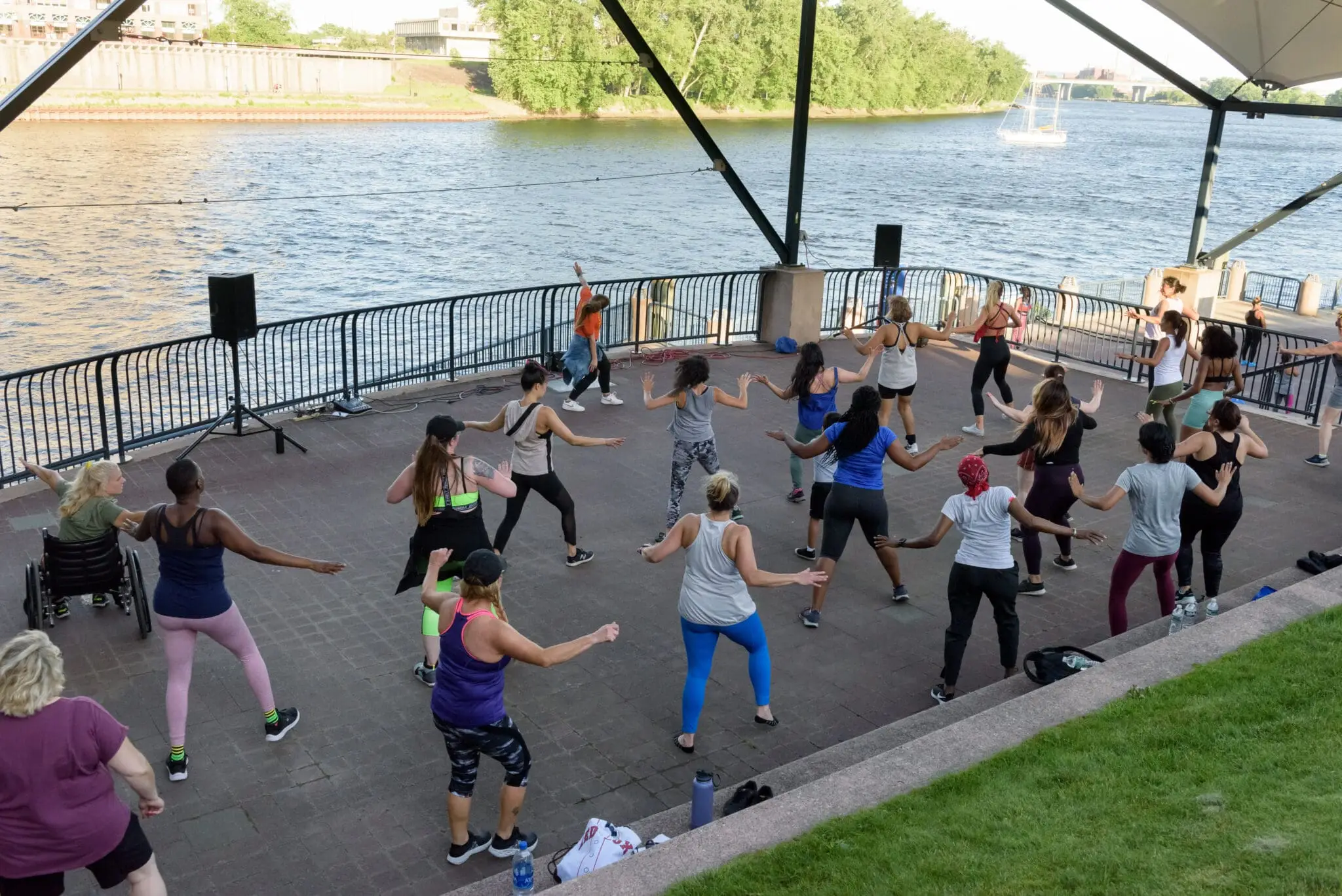Hartbeats & Eats at Mortensen Riverfront Plaza event photo