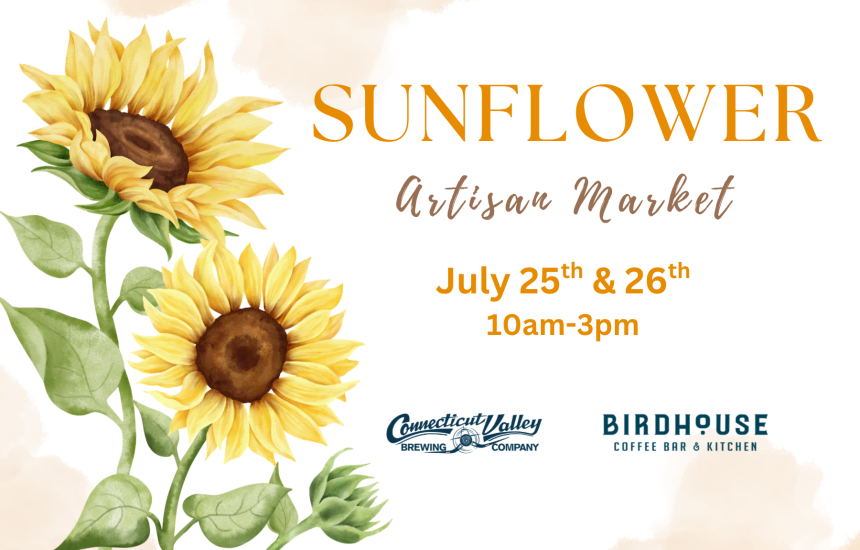 Sunflower Artisan Vendor Markets at Connecticut Valley Brewing Company event photo
