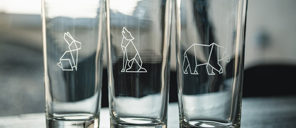 Laser Engraved Drinking Glasses at Wallingford Public Library photo 2