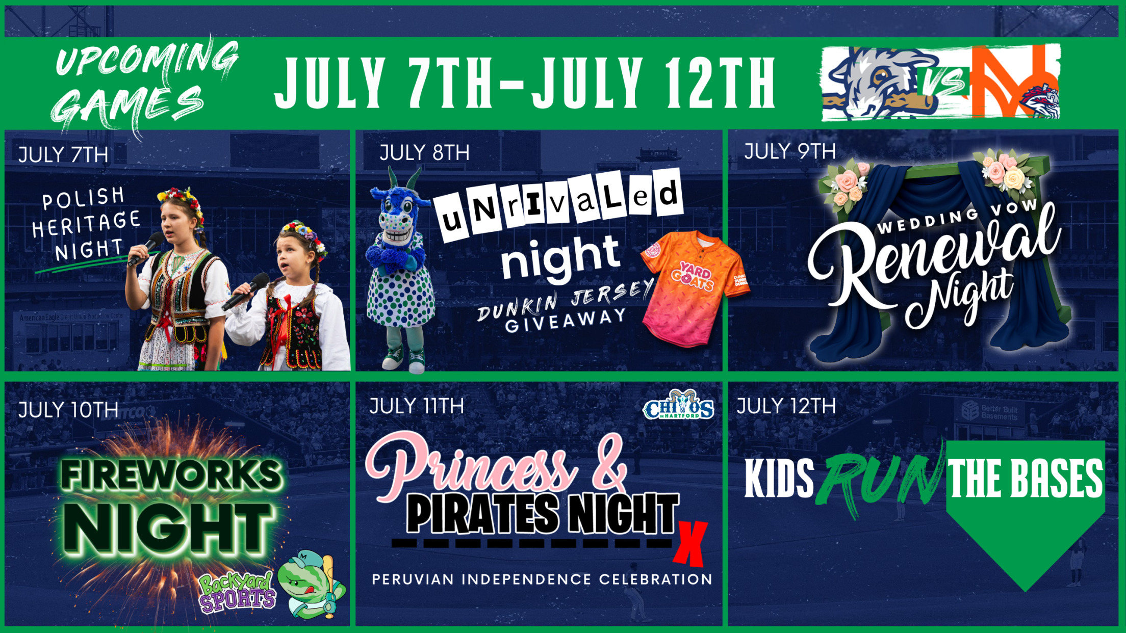 Hartford Yard Goats vs. Portland Sea Dogs — Baseball thumbnail