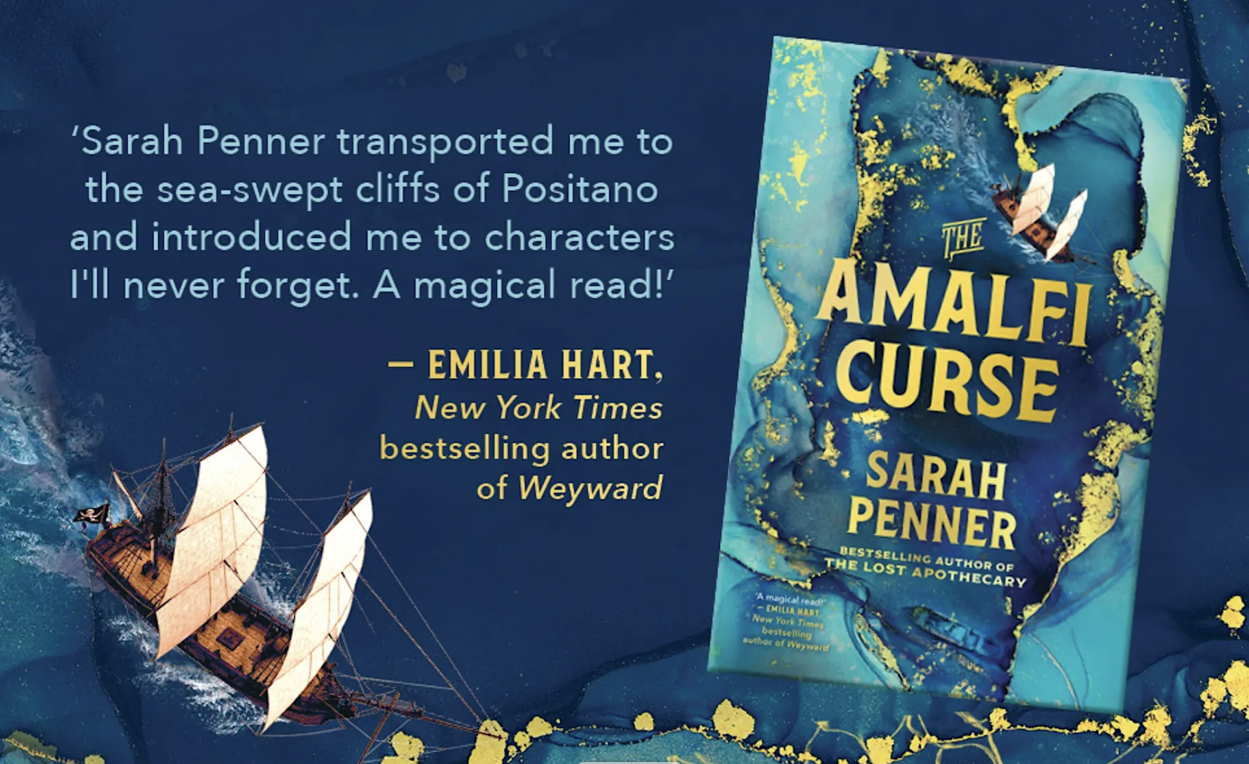 Virtual Witchy Reads Book Club: The Amalfi Coast by Sarah Penner event photo
