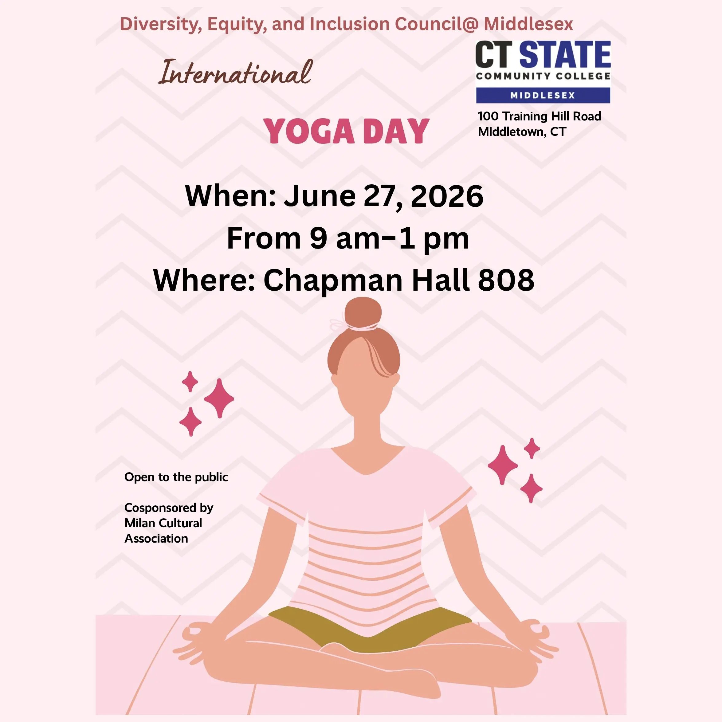 Yoga Day at CT State Middlesex event photo