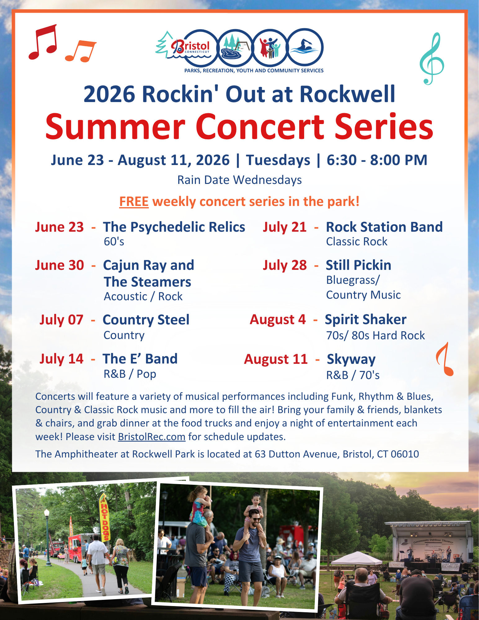 2026 Rockin’ Out at Rockwell Park – Summer Concert Series thumbnail