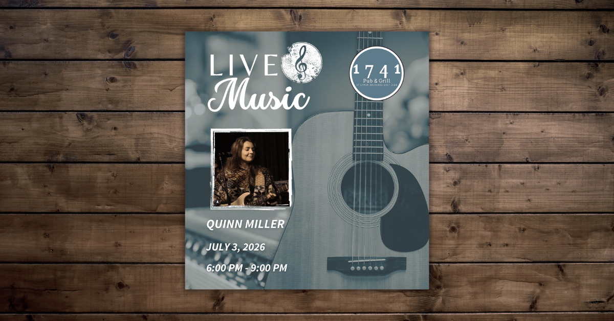 Friday Night Live Music Series Featuring Quinn Miller at 1741 Pub & Grill event photo