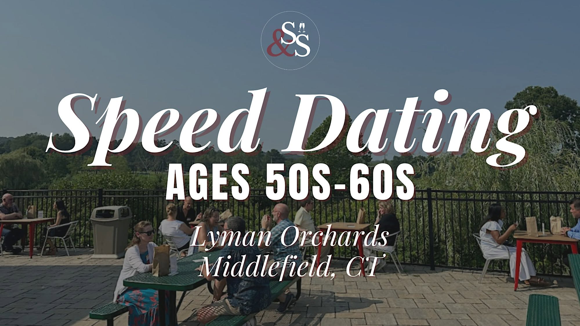 Sips & Sparks: Speed Dating Ages 50s-60s at Lyman Orchards event photo