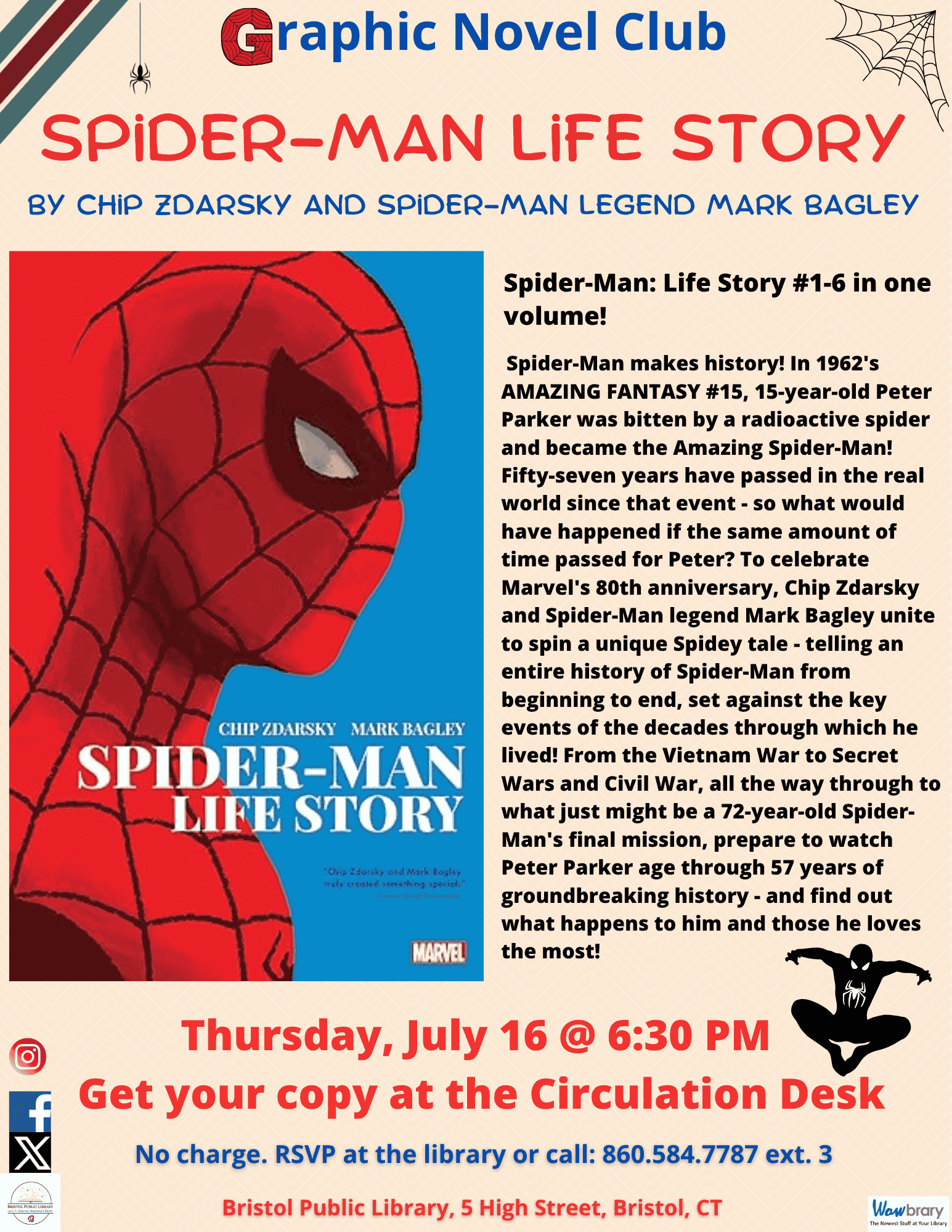 Graphic Novel Club at Bristol Public Library event photo