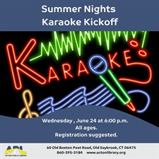 ALL AGES: Summer Nights Karaoke Kickoff thumbnail