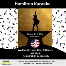 ALL AGES: Hamilton Karaoke (America 250 Event) thumbnail