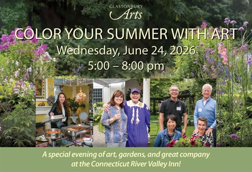 COLOR YOUR SUMMER WITH ART: Glastonbury Arts Fundraiser event photo
