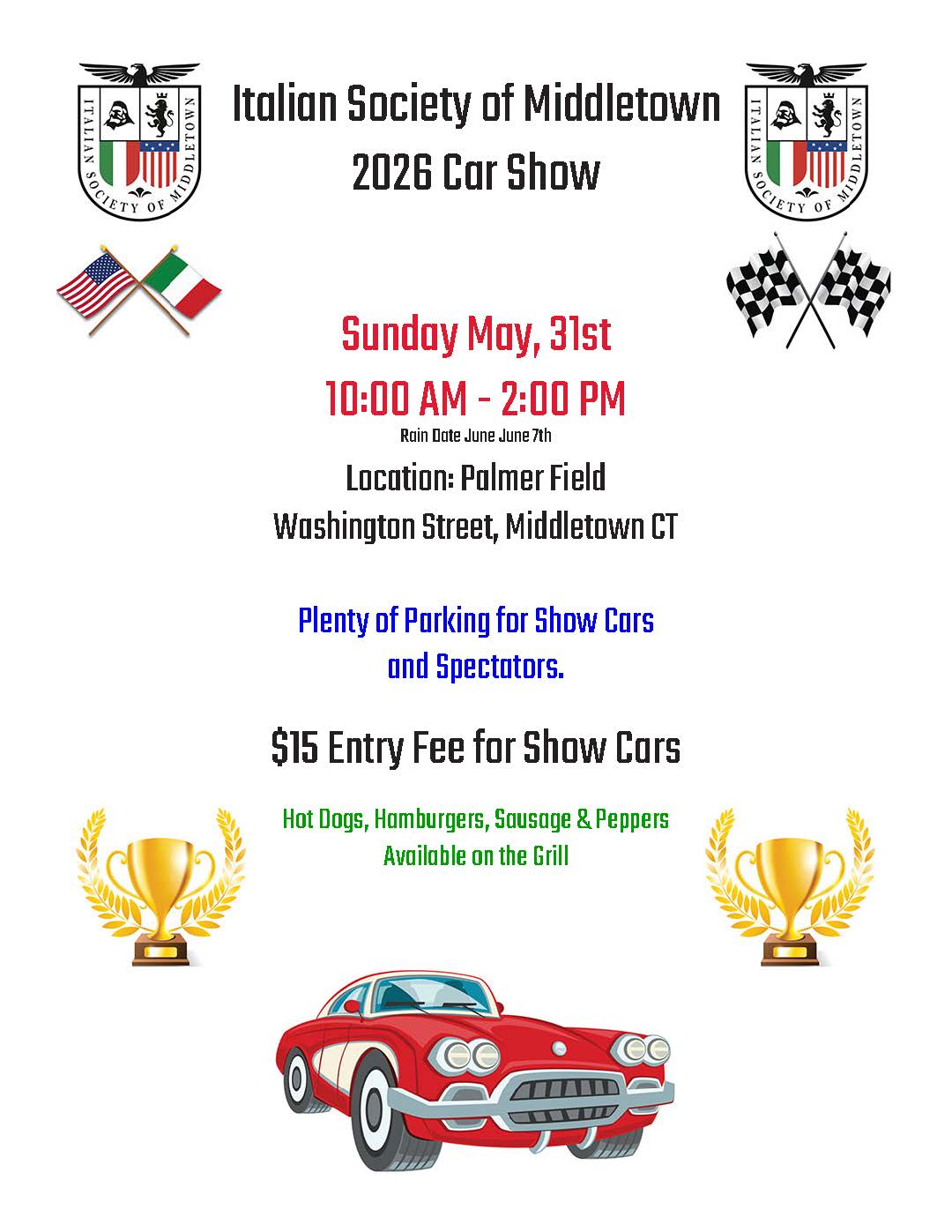 Italian Society of Middletown 2026 Car Show thumbnail