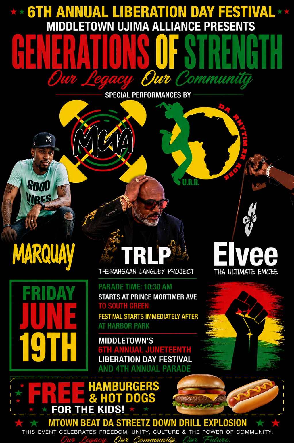 6th Annual Liberation Day Destival presented by Middletown Ujima Alliance thumbnail