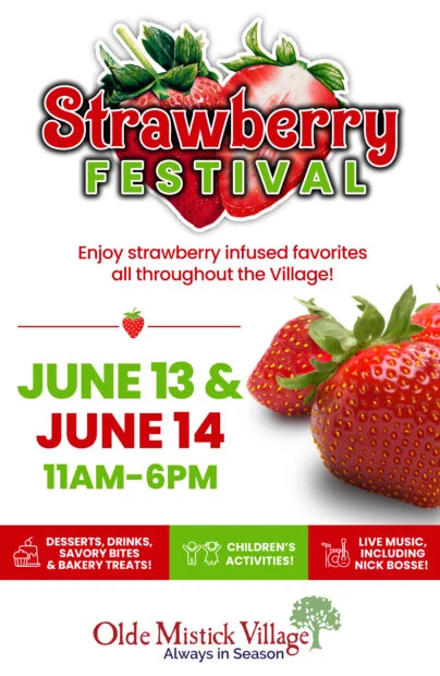 Olde Mistick Village Strawberry Festival event photo