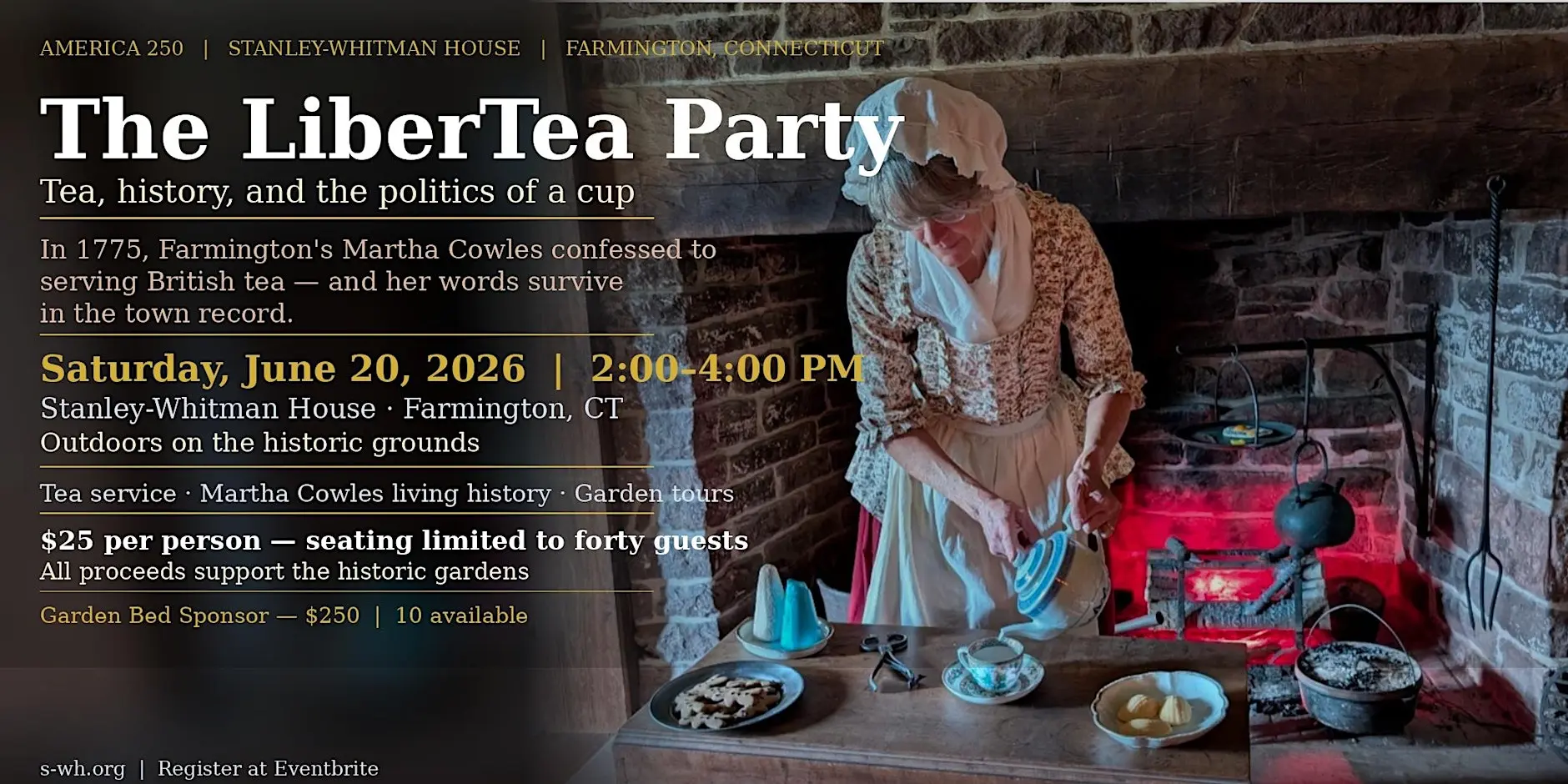 The LiberTea Party at Stanley-Whitman House thumbnail