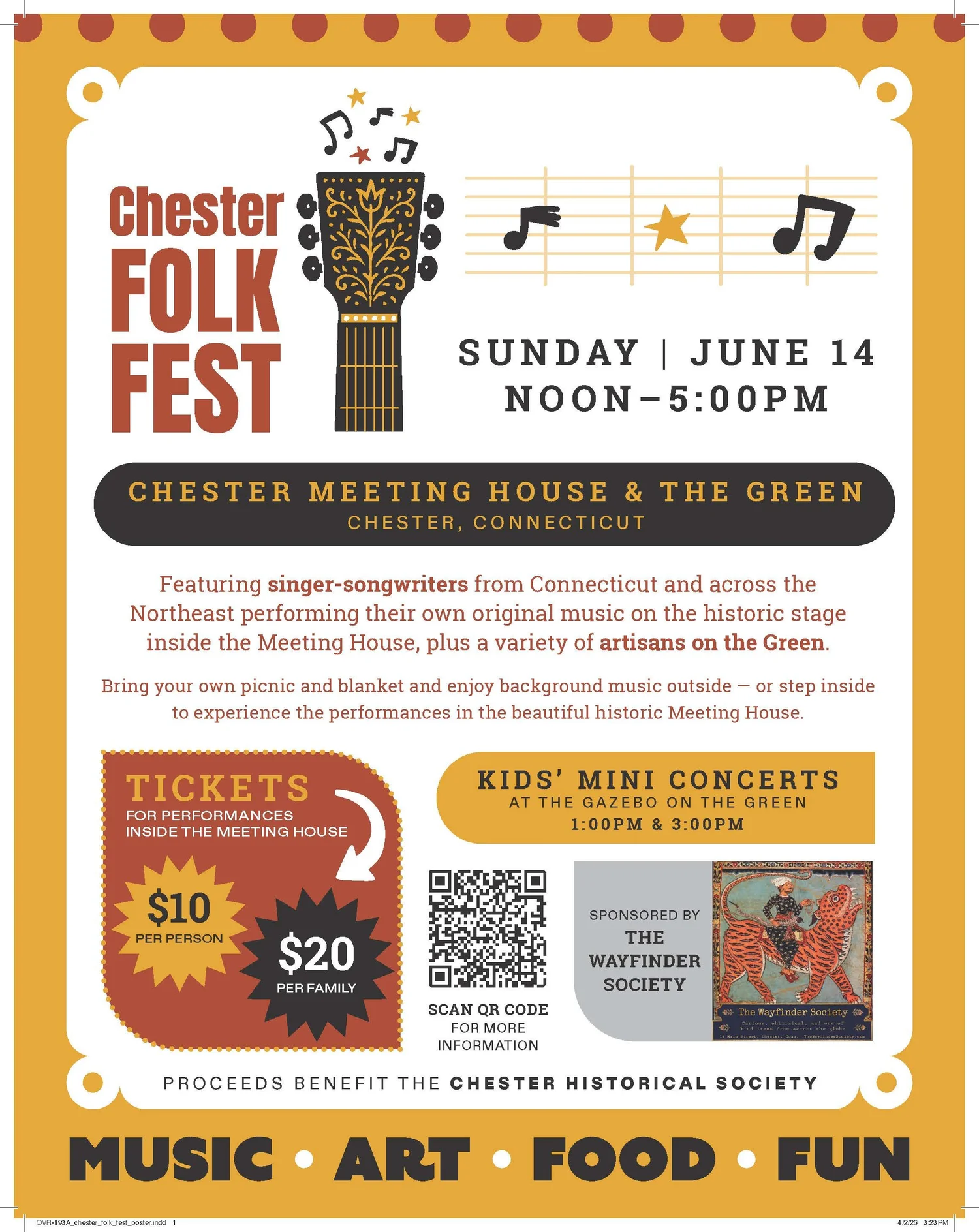 2nd Annual Chester CT Folk Fest! thumbnail