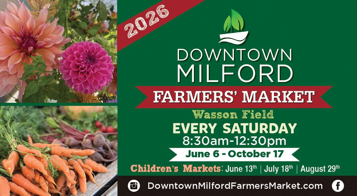 Downtown Milford Farmers Market – 2026 Season thumbnail