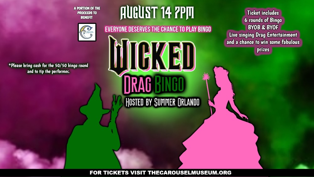 Summer Orlando’s Wicked Bingo at The Carousel Museum thumbnail