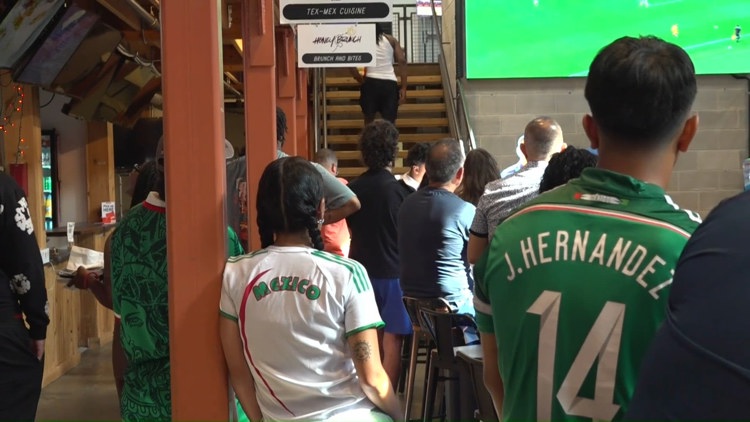 Hartford Soccer Fans Celebrate Mexico's Opening World Cup Win at Parkville Market event photo