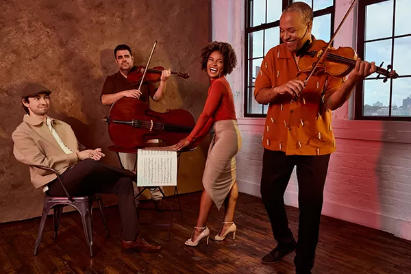 Harlem Quartet at Gordon Hall, Music Mountain event photo