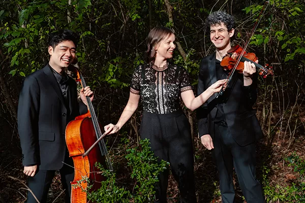Lysander Piano Trio at Gordon Hall, Music Mountain event photo
