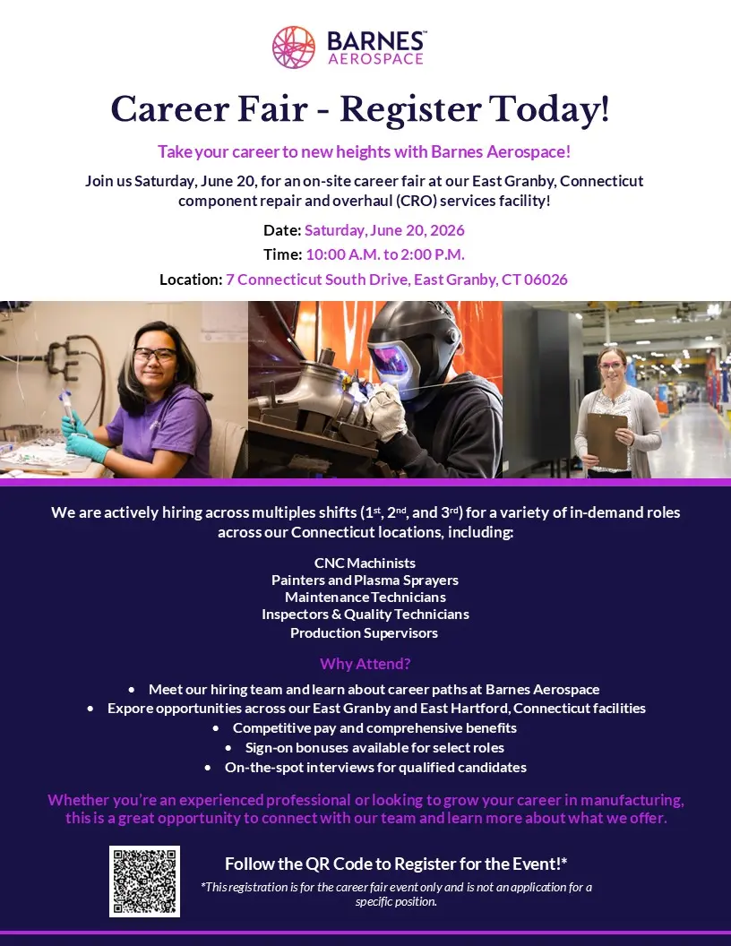 Barnes Aerospace Career Fair thumbnail