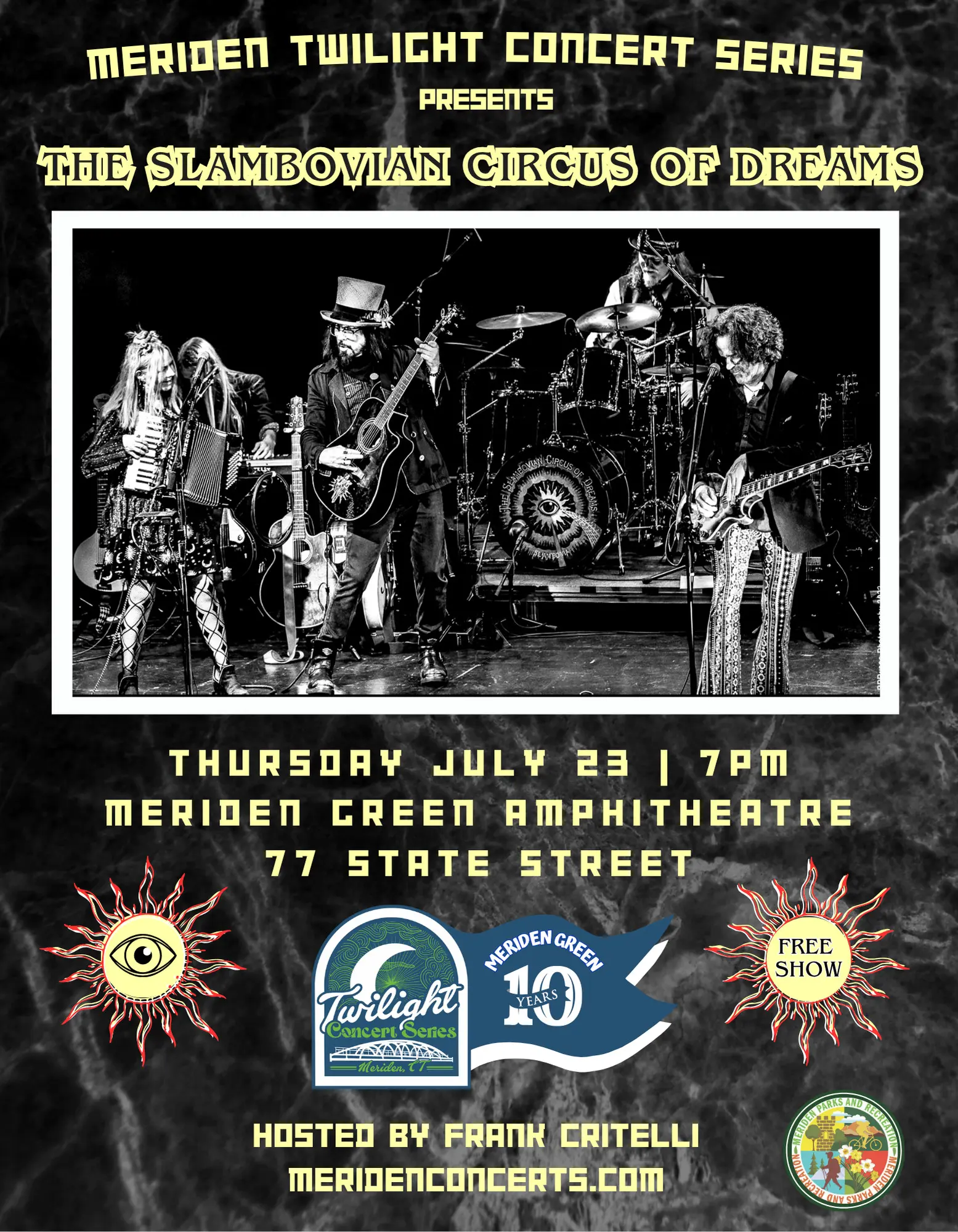 Free Concert on Meriden Green - Slambovian Circus of Dreams thumbnail