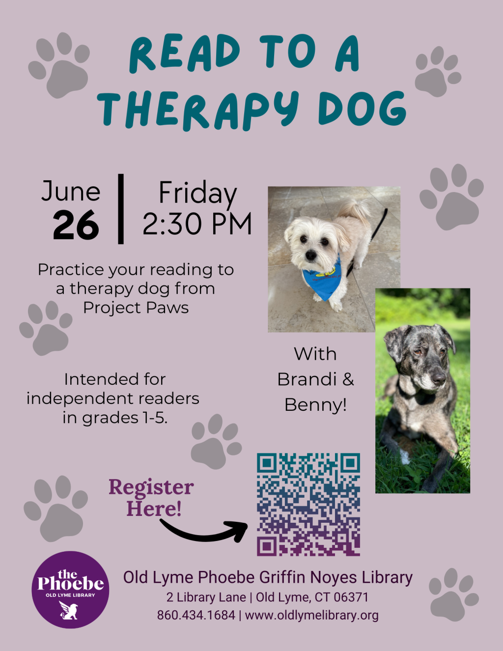 Read to a Therapy Dog! thumbnail