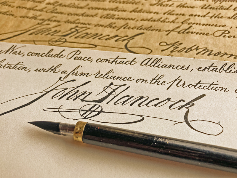 America 250: Calligraphy and the Declaration of Independence event photo
