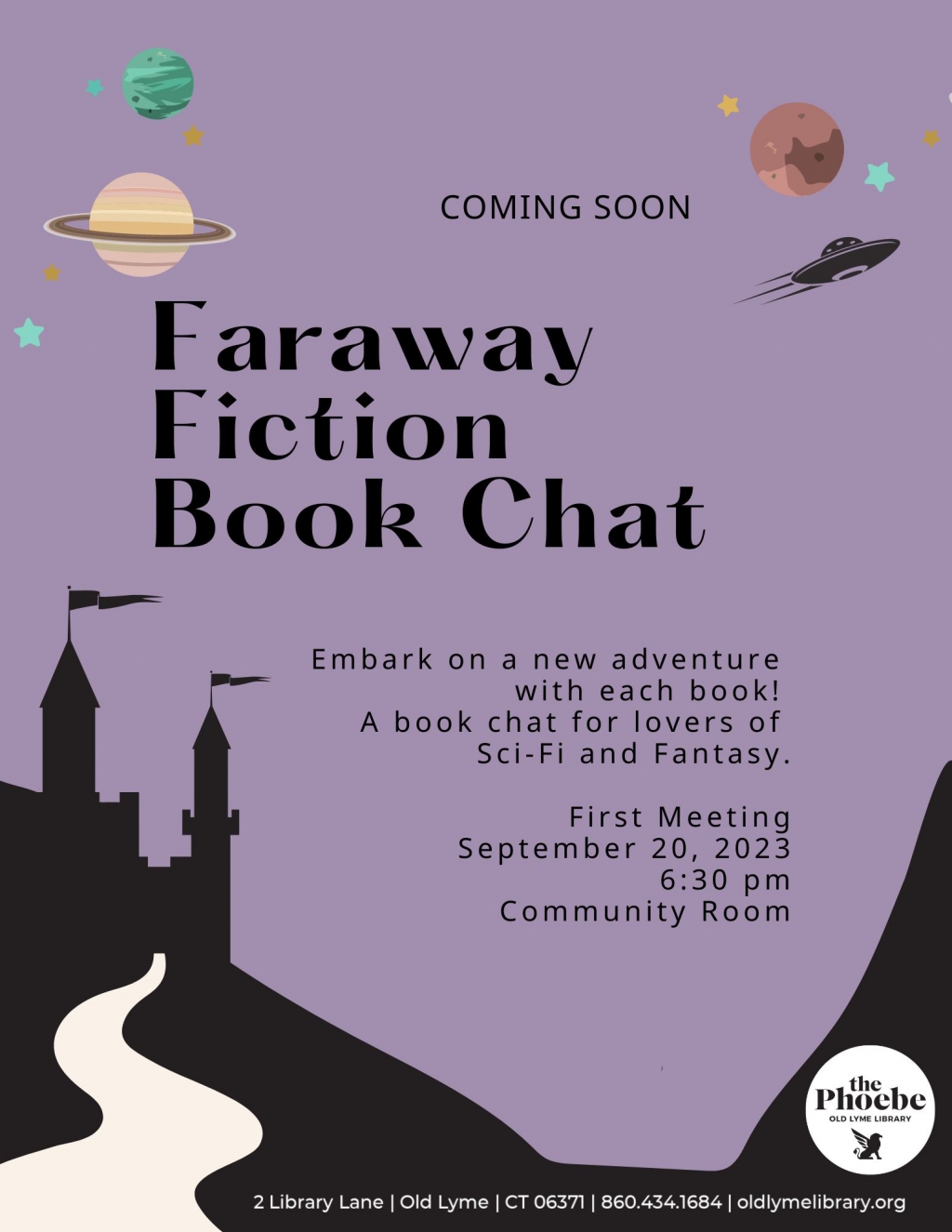 Faraway Fiction Book Chat at Old Lyme-PGN Library event photo