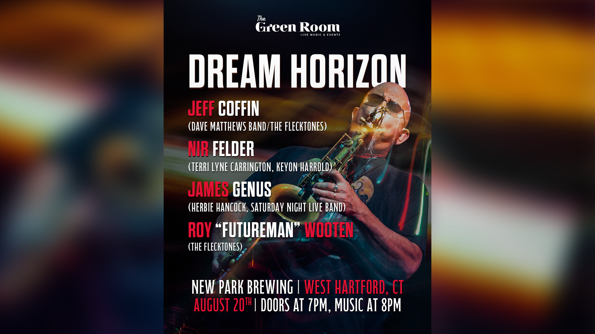 DREAM HORIZON: Jeff Coffin, Nir Felder, James Genus, Futureman thumbnail