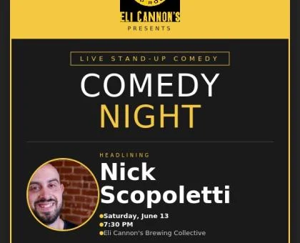 Comedy Night at Brew Ha Ha at River thumbnail