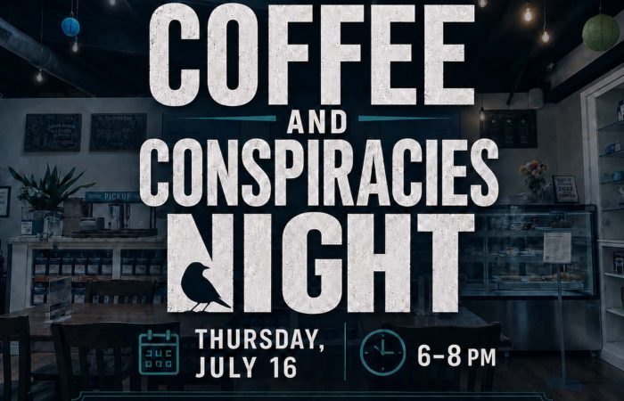 Coffee and Conspiracies Night event photo