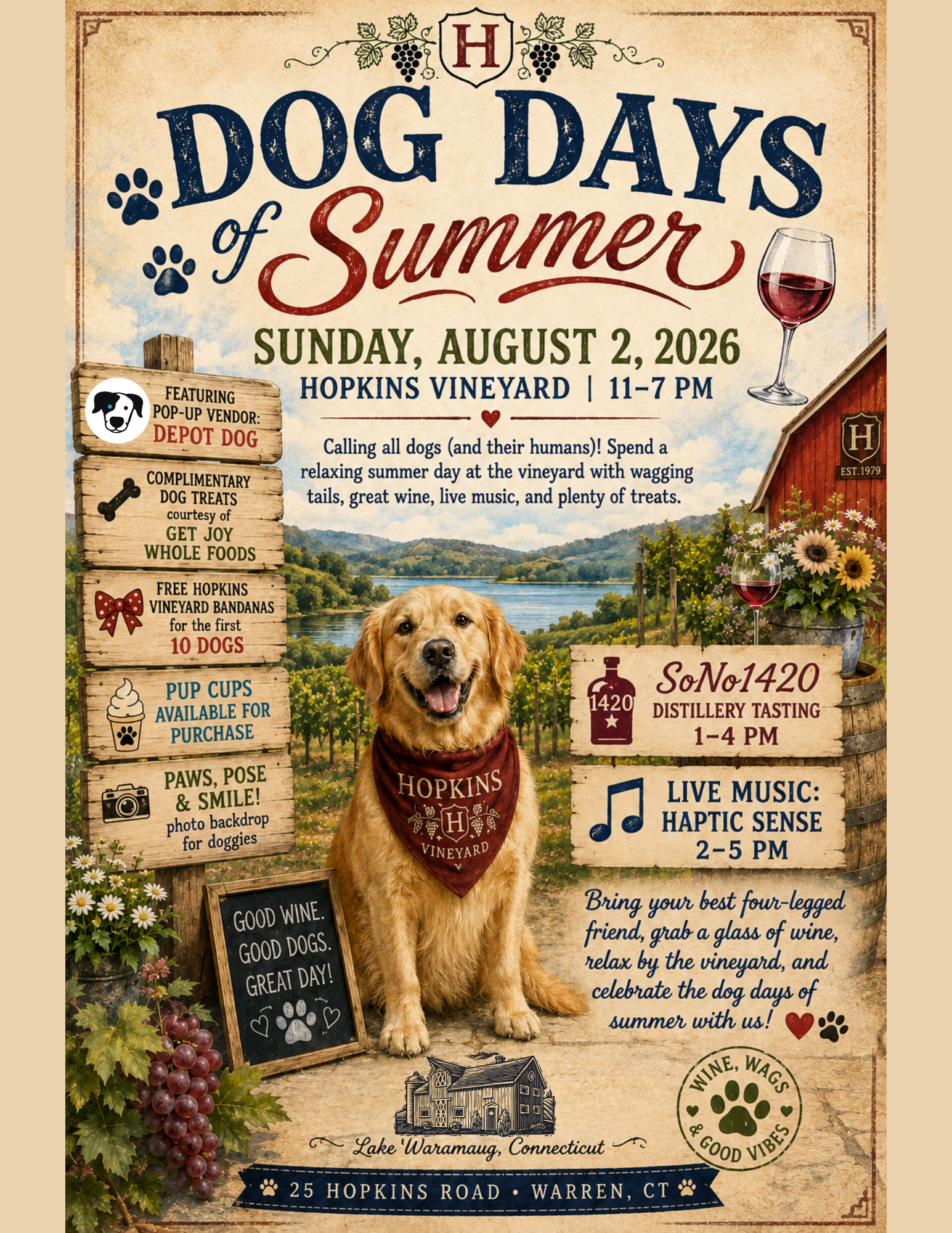 🐶🐾 DOG DAYS OF SUMMER 🐾🍷 thumbnail