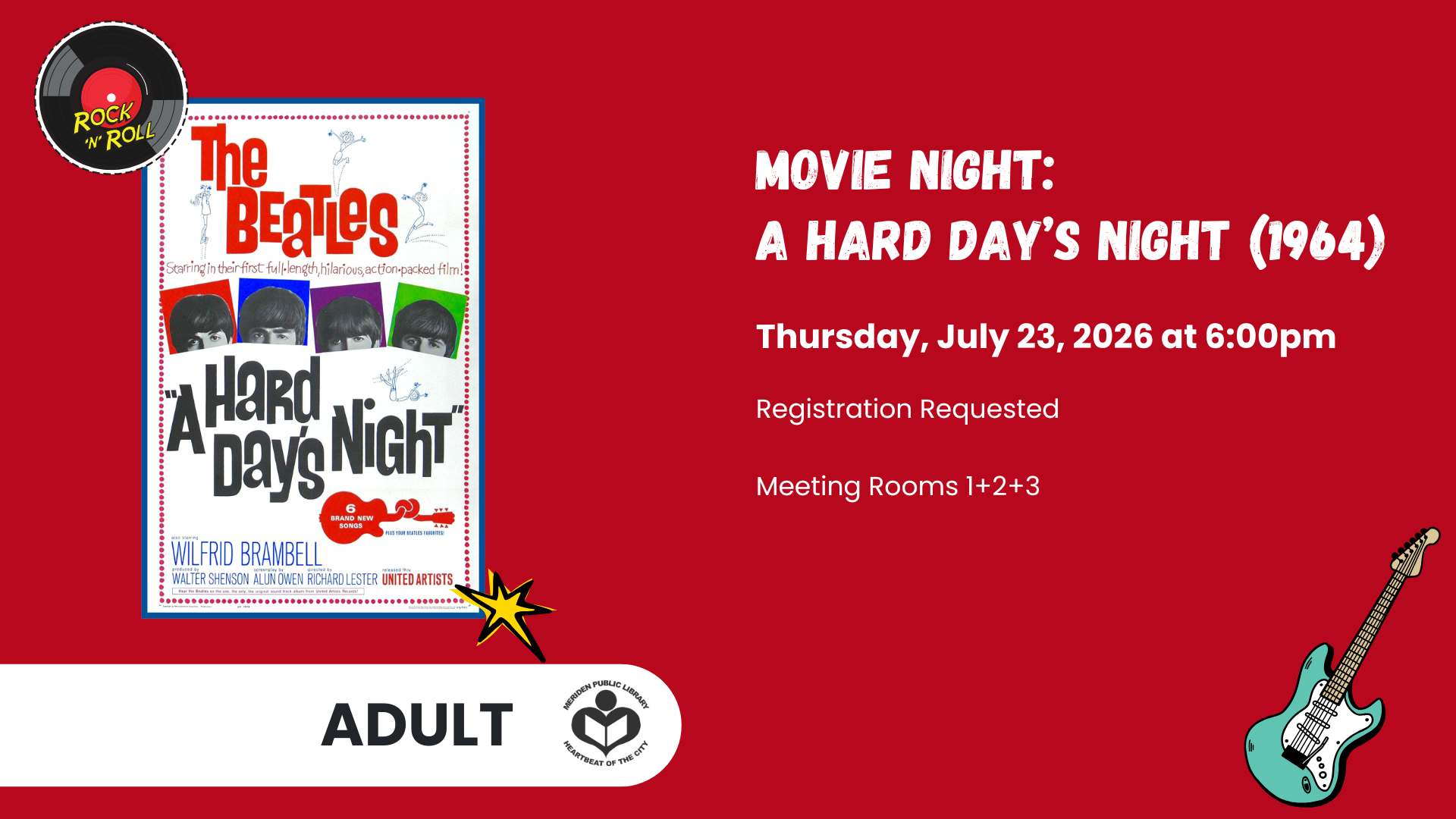 Movie Night: A Hard Day's Night (1964) thumbnail